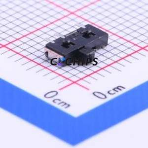 SSSS810701 Slide Switch SMD Switch Single Pole Double Throw Rectangle Pin Header SMD Tab 4.1mm - Product Image 2