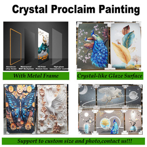 Top Bán tự dính thẩm mỹ bức tranh/Vàng nai sừng tấm tác phẩm nghệ thuật vải in hình ảnh/trang trí pha lê sứ sơn - Product Image 4