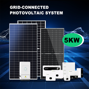 Système solaire photovoltaïque connecté au réseau de 5 kW avec panneaux à haute efficacité et réseau pour l'économie d'énergie résidentielle - Product Image 3