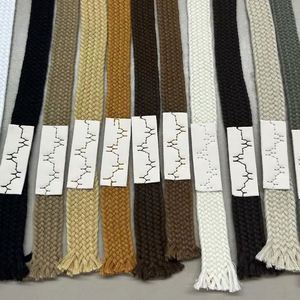 Cordon de serrage en polyester 100 % CQ avec embout en silicone élastique et cordon ciré pour vêtements, chaussures et textiles de maison - Product Image 3