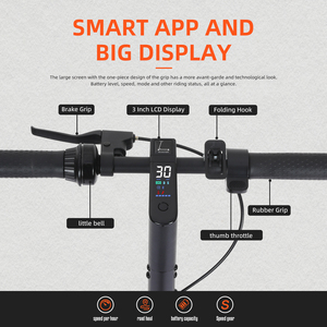 Patinete Eléctrico Plegable para Adultos Desde Almacén en EE. UU. de 10 Pulgadas 500W 36V 15Ah 35KM/H Portátil - Product Image 5