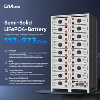 Solution de stockage d'énergie solaire semi-solide DAH Solar 112 kWh C&I BESS PV + Stockage, Armoire extérieure, BMS intelligent, ESS commercial
