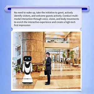 Robots <span class=keywords><strong>de</strong></span> Recepción Comerciales Programables, <span class=keywords><strong>Robot</strong></span> Interactivo con IA para Negocios y Hoteles, Guía <span class=keywords><strong>de</strong></span> Bienvenida, <span class=keywords><strong>Robot</strong></span> Inteligente Pequeño con IA - Product Image 4