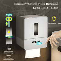 Boîte à mouchoirs intelligente distributeur boîte à papier toilette à induction intelligente pour la maison toilette de restaurant boîte à papier cercle électrique automatique
