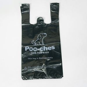 Sacs à déjections canines en HDPE écologiques, biodégradables et compostables, avec poignée de type gilet, style T-shirt, imprimés en héliogravure, jetables, Marque 2026 - Product Image 3