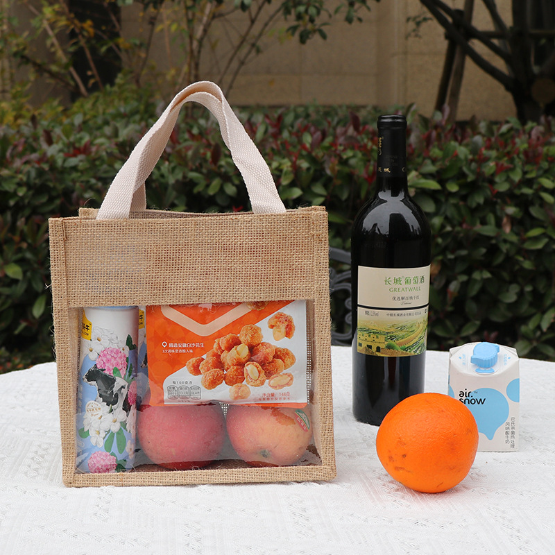 wine bag jute