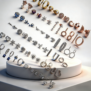 Pendientes <span class=keywords><strong>de</strong></span> Plata 925 con Baño <span class=keywords><strong>de</strong></span> Oro, Diseño <span class=keywords><strong>de</strong></span> Mariposa y <span class=keywords><strong>Copo</strong></span> <span class=keywords><strong>de</strong></span> <span class=keywords><strong>Nieve</strong></span>, para Mujer, Ideales para Fiestas y Eventos, Joyería con Encanto Exquisito - Product Image 2