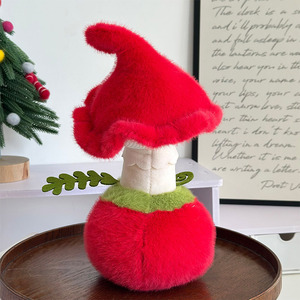 Macetero Creativo con Forma <span class=keywords><strong>de</strong></span> Hongo, Juguete <span class=keywords><strong>de</strong></span> Peluche, Muñeco <span class=keywords><strong>de</strong></span> Dibujos Animados con Sombrilla Roja, Adorno Decorativo para el Hogar, Relleno <span class=keywords><strong>de</strong></span> Algodón PP, Airongle - Product Image 2