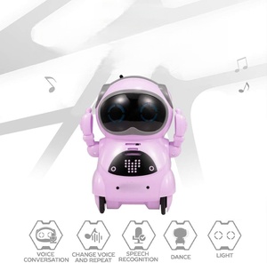 Voice Control Talking Dancing Intelligent Educational Electronic Cartoon Musical <b>Pocketed</b> <b>Plastic</b> Robot Toy - Product Image 2