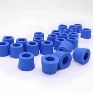 Bouchons en caoutchouc silicone bleu, forme conique moulée, joints pour accessoires de chicha, pièces de rechange - Product Image 1