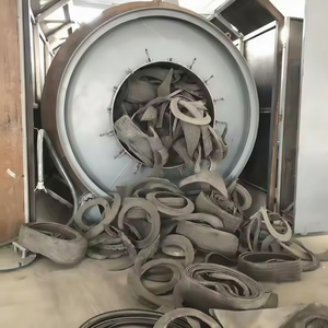 Neumáticos de desecho de plástico de 15 toneladas para máquina de aceite de pirólisis, neumáticos de chatarra de lodo de aceite para planta de aceite de pirólisis - Product Image 1