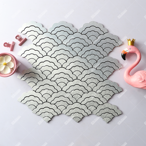 Foshan Fabricant Cuisine <span class=keywords><strong>Salle</strong></span> <span class=keywords><strong>De</strong></span> <span class=keywords><strong>Bain</strong></span> Mur Dosseret En Aluminium En Plastique Vinyle Adhésif Pvc Mosaïque Peel Et Bâton Tuiles Composites - Product Image 1