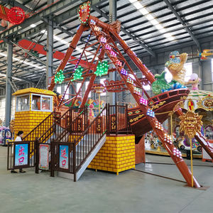 Парк развлечений аттракционы игровая площадка большой открытый Электрический пиратский корабль для продажи - Product Image 4