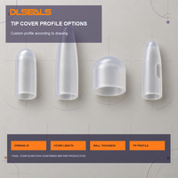 Embouts de sonde en silicone moulés sur mesure et manchons de protection souples pour capteurs de dispositifs de diagnostic et composants d'instruments
