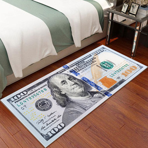 Alfombras antideslizantes para sala <span class=keywords><strong>de</strong></span> estar, dormitorio, cien <span class=keywords><strong>100</strong></span> dólares, alfombra con billete <span class=keywords><strong>de</strong></span> dinero, alfombra con billete <span class=keywords><strong>de</strong></span> <span class=keywords><strong>100</strong></span> dólares, alfombra impresa personalizada - Product Image 6