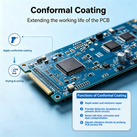 Componentes de PCB OEM, Prototipo de PCB de Substrato y Producción en Masa, Prototipo de Ensamblaje SMT, Revestimiento Conformal, PCBA, Fabricante de PCBA