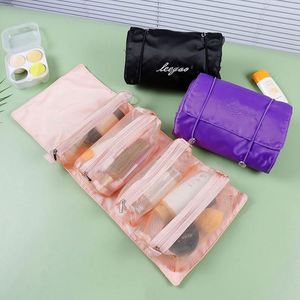 XDH913 Customized Logo <b>Make</b> <b>up</b> <b>Bag</b> Woman/Mens Travel Toiletry <b>Bag</b> Skincare Organizer Storage Large Capacity Toiletry <b>Bag</b> Sets - Product Image 3