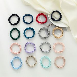 Chouchous pour cheveux en soie de mûrier 19 mm, accessoires élastiques, design mignon, en stock - Product Image 1