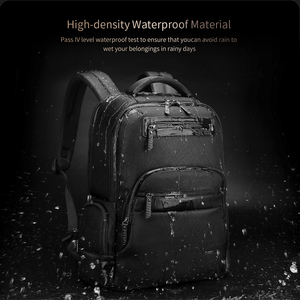 Mochila Antifurto Tigernu para Laptop de 15,6 Polegadas, Mochila de Viagem Impermeável, Bolsas Escolares Masculinas, Bolsas de Bagagem para Homens - Product Image 4