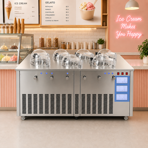 Machine à gelato italienne, équipement commercial pour la fabrication de crème glacée pour les restaurants - Product Image 1