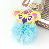 2023 vente en gros multi couleurs chat souris porte-clés jouets en peluche mini tête de souris soufflée jouets porte-clés pour cadeau