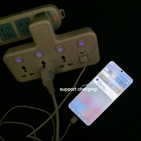 Interrupteurs à 3 broches pour boutons de commande, convertibles pour logements résidentiels, avec ports USB Type C et 3 prises de conversion