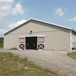 Establo para <span class=keywords><strong>caballos</strong></span> de interior con estructura de acero ligero Edificios de alta calidad a la venta - Product Image 2