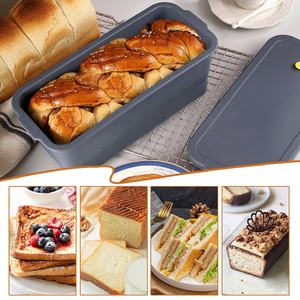 Moule à pain grillé pliable en métal renforcé et épaissi, grande capacité, boîte à glaçons - Product Image 4