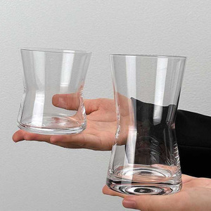 Tasse à café glacé et jus en verre borosilicate en forme de torche créative 280ml 290ml 340ml - Product Image 3