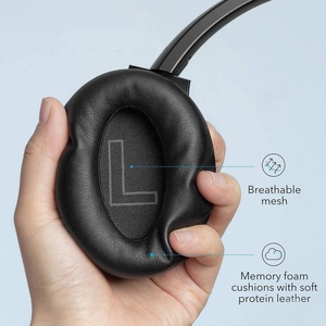Coussinets d'oreille de remplacement pour Anker Soundcore <span class=keywords><strong>Life</strong></span> Q20 / Q20 BT Cache-oreilles en cuir - Product Image 5