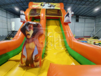 Usine professionnelle utilisation à domicile sautant enfants gonflable rebond maison enfants gonflable Yacht toboggan avec toboggan Combo