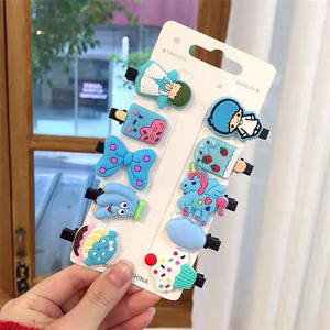Wholesale Rainbow Cute Hair Clips Cartoon Animal <strong>Bobby</strong> <strong>Pin</strong> Lovely Mini Kids Hair Clips for Girls - Product Image 6