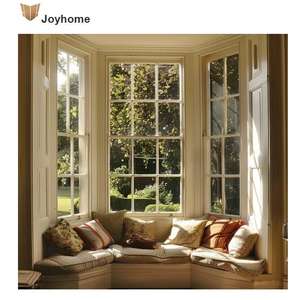 Vente en gros de fenêtres en <span class=keywords><strong>baie</strong></span> à guillotine coulissantes <span class=keywords><strong>pour</strong></span> ferme résidentielle française Auvent à faible émaillage avec cadre en alliage d'aluminium - Product Image 1