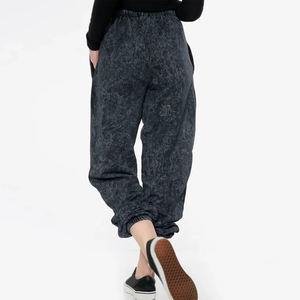 Pantalon de survêtement décontracté pour femme, taille élastique tendance, 100 % coton, bas de tenue athleisure - Product Image 2