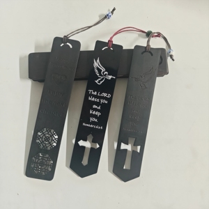 Custom Modern Acrylic Water Resistant UV Printed Bookmarks Personalized Logo Text Design Wholesale for Stationery Business