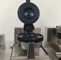 Machine à hamburgers UFO en acier inoxydable commercial, revêtement antiadhésif, machines à en-cas de rue, hamburgers UFO commerciaux en vente