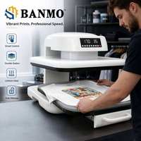 Presse à transfert thermique automatique à double station avec contrôle numérique de la température pour l'impression par sublimation sur t-shirts et textiles
