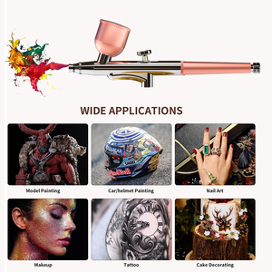 Aerógrafo <span class=keywords><strong>Profesional</strong></span> pintura tatuaje artesanía pastel Nano niebla rociador uñas manicura maquillaje compresor de aire <span class=keywords><strong>Kit</strong></span> aerógrafo - Product Image 2