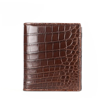 Dompet pria kulit buaya tahan lama, dompet tempat kartu pendek, kulit buaya, tahan lama, harga kompetitif, pabrik