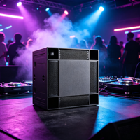 Subwoofer Cuadrado Activo de 4*21 Pulgadas con Potencia de Salida de 4800 W - Sistema de Audio Profesional para Escenarios