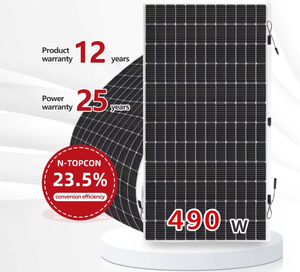 แผงโซลาร์เซลล์แบบยืดหยุ่นกันน้ำ BIPV 490W สำหรับหลังคาและวัสดุตกแต่งผนังอาคารแบบโฟโตโวลตาอิกในตัว พร้อมดีไซน์สวยงามตามสั่ง - Product Image 2