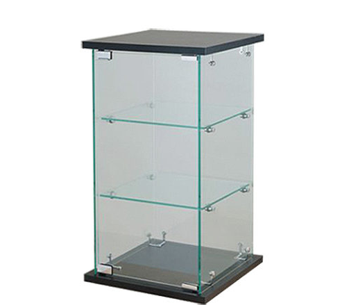 アルミフレームショーケース ショーケース ルミグラス 平ケース開き戸 幅900×奥行450mm 商品ケース