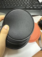 Sous-verres en cuir PU durable de 3 mm d'épaisseur pour tasses à thé et café, idéaux pour la cuisine et la maison (vente en gros)