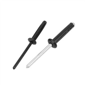Rivets aveugles à tête dôme en aluminium et acier noirs de 2,4 mm, 3 mm, 3,2 mm, 4 mm, 4,8 mm, 5 mm, 6,4 mm - Product Image 3