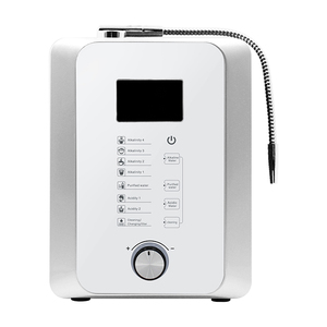 Máquina de <span class=keywords><strong>Agua</strong></span> <span class=keywords><strong>Kangen</strong></span>, Ionizador Alcalino Eléctrico con 7 Niveles de <span class=keywords><strong>Agua</strong></span> Hidrogenada, 5 Placas, Plástico, Uso Doméstico de Escritorio - Product Image 1