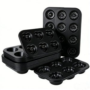 Molde <span class=keywords><strong>para</strong></span> Muffins/Cupcakes de Acero al Carbono de Alta Calidad, 6 Cavidades, Antiadherente, <span class=keywords><strong>para</strong></span> Uso Doméstico - Product Image 3