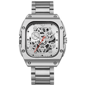 Orologio da uomo al quarzo <span class=keywords><strong>Richard</strong></span> con cinturino in acrilico, a forma di barile, scavato, best-seller transfrontaliero, ecologico, per affari - Product Image 5