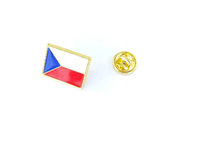 Broche tendance pour femme, motif drapeau national, épinglette d'amitié en alliage, émail personnalisé, plaqué or, cadeau personnalisé pour fiançailles, mariage, fête