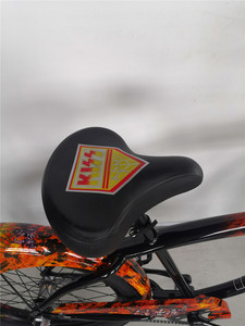Vélo de plage américain vintage de 24 pouces, motif flamme groupe rock KISS, pneus de <span class=keywords><strong>3</strong></span>,0 pouces, moyeu interne à <span class=keywords><strong>3</strong></span> <span class=keywords><strong>vitesses</strong></span>, guidon surélevé USA - Product Image 5