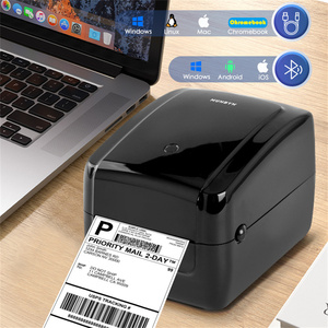 Imprimante d'étiquettes thermiques de 4 pouces, imprimante d'étiquettes de codes-barres de bureau pour la création d'étiquettes d'expédition - Product Image 4